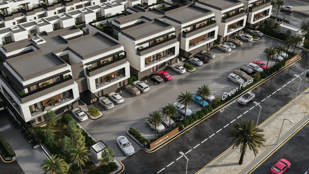 مشروع قرين فيلدز من شركة المشاريع الأولى - تطبيق عقار