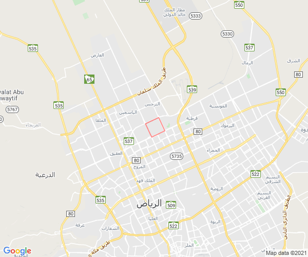 موقع حي الندى 
