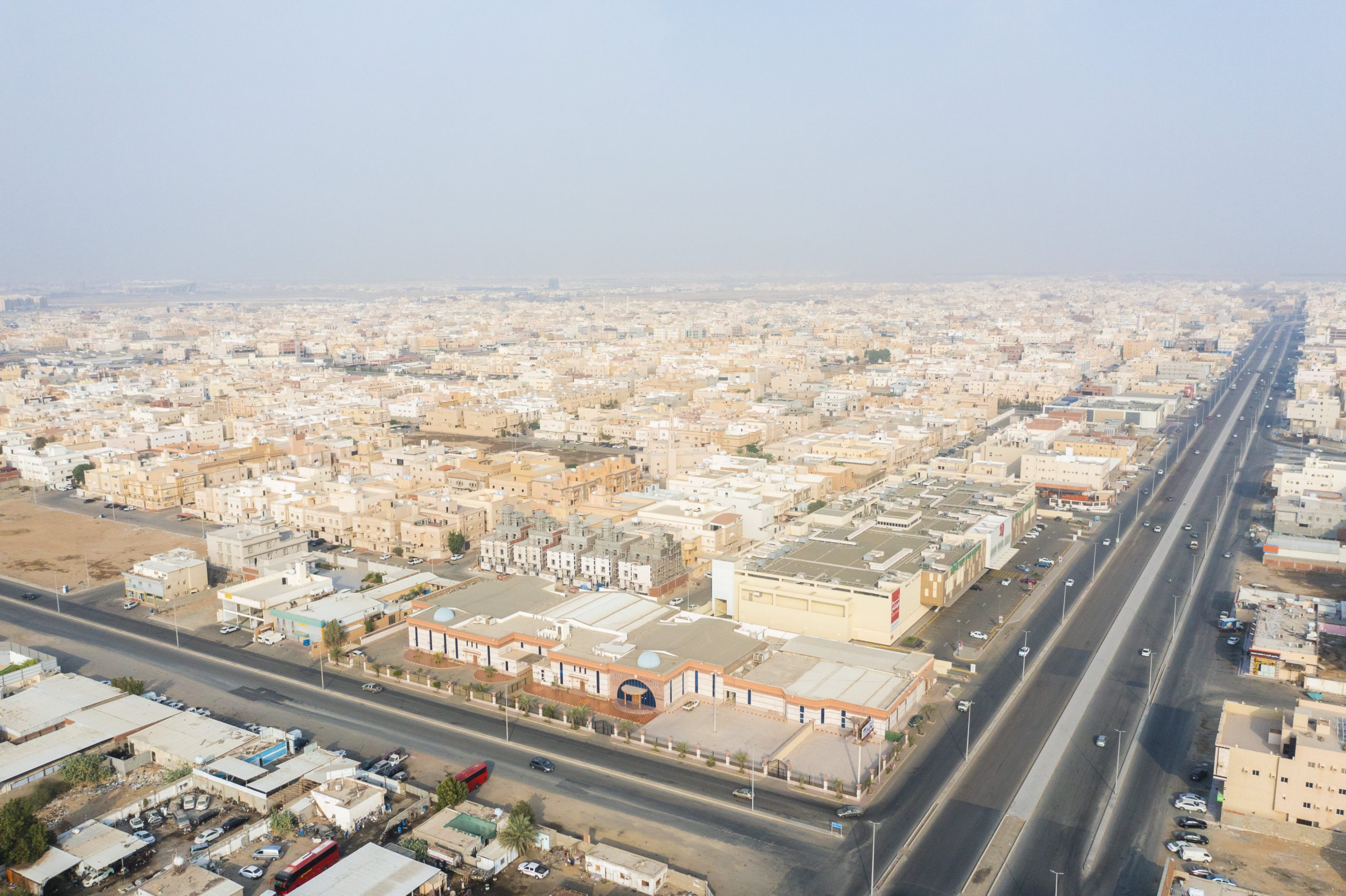 صورة جوية لحي الحمدانية