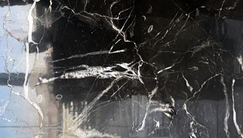 من أنواع الرخام ، الرخام الصيني الأسود - تطبيق عقار